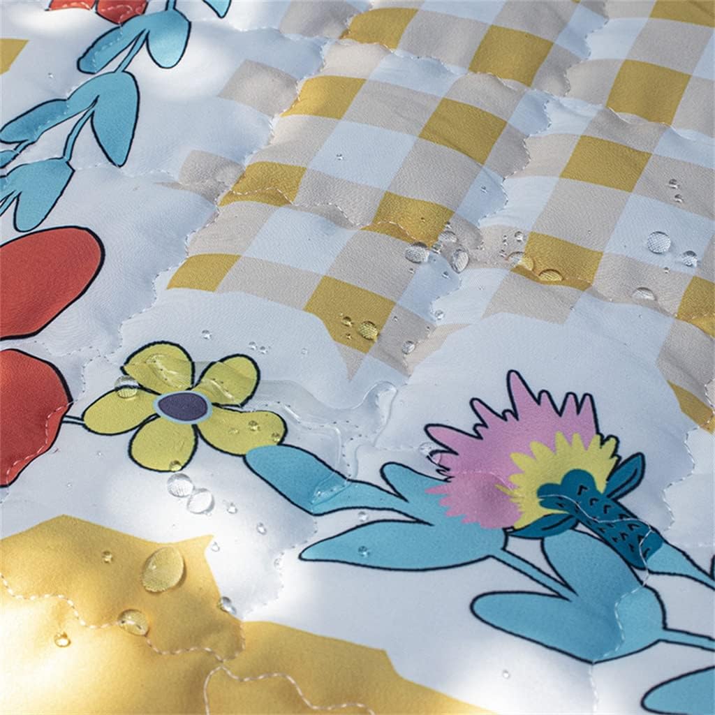 GRETD Picnic mat Outdoor Activities Thickened Floor mat Portable mat Lawn mat Picnic Outing Picnic Cloth (Color : A, Size : 200 * 200cm) : Patio, Lawn & Garden