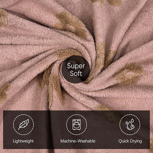 Image of Cortina Jacquard Towels for Bath 70 x 140 cm- 380 GSM Microfiber Bath Towels, Ultra Soft, Highly Absorbent & Quick Dry for Gym, Beach & Bathroom Towels for Men, Women & Kids Color : Pastel