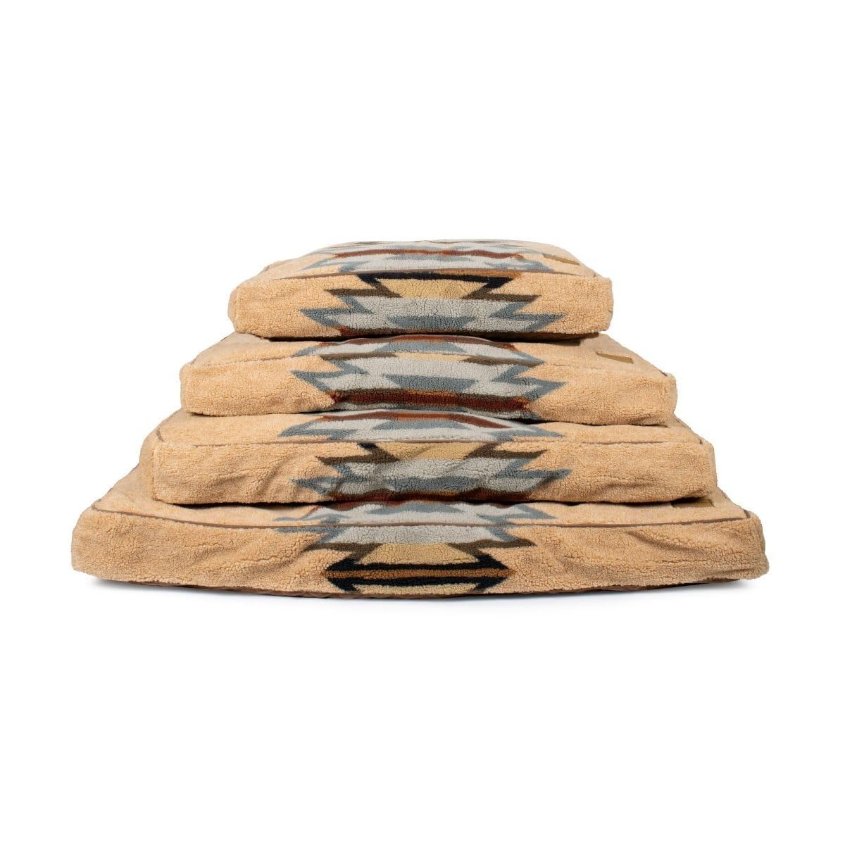 Pendleton Berber Napper Dog Bed - Wyeth Trail Wheat, L