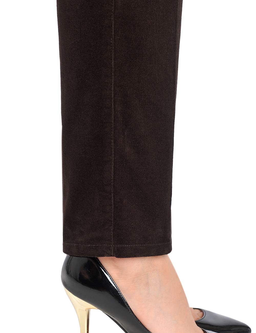 Donna Pantaloni in Velluto a Coste Skinny a Vita Alta Pantaloni in Cotone Elasticizzato Elasticizzato