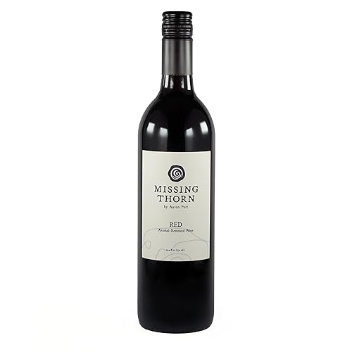 Missing Thorn Vino de Malbec rojo con eliminación de alcohol de Aaron Pott Sip Clean vino sin alcohol con ricas notas de cereza negra y ciruela