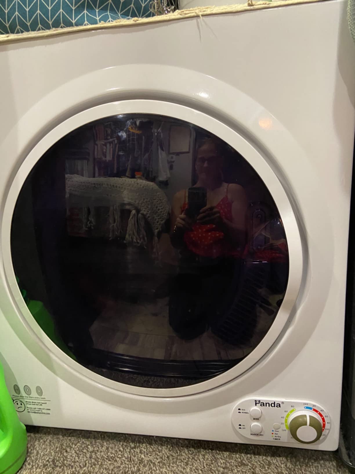 27/mo Finance Panda Portable Compact Laundry Dryer, 3.5 cu.ft, Black