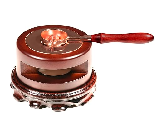 Triwol Calentador de sellado de cera kit de sellado de cera juego de sellos de cera herramienta de fusiĂłn de horno de cera para derretir varillas de Triwol Calentador de sellado de cera kit de sellado de cera juego de sellos de cera herramienta de fusiĂłn de horno de cera para derretir varillas de