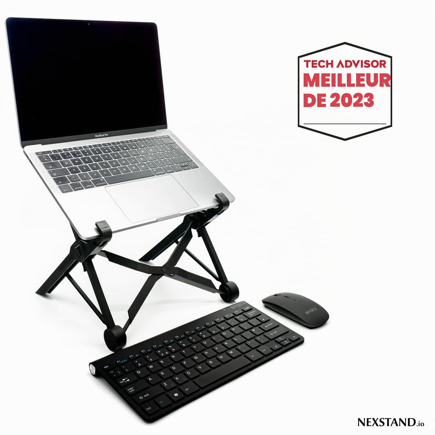 NEXSTAND K2 Support Ordinateur Portable – Léger et Pliable, Ultra Portable, 8 Hauteurs Réglables – pour Bureau, Voyage, MacBook, PC 10-17