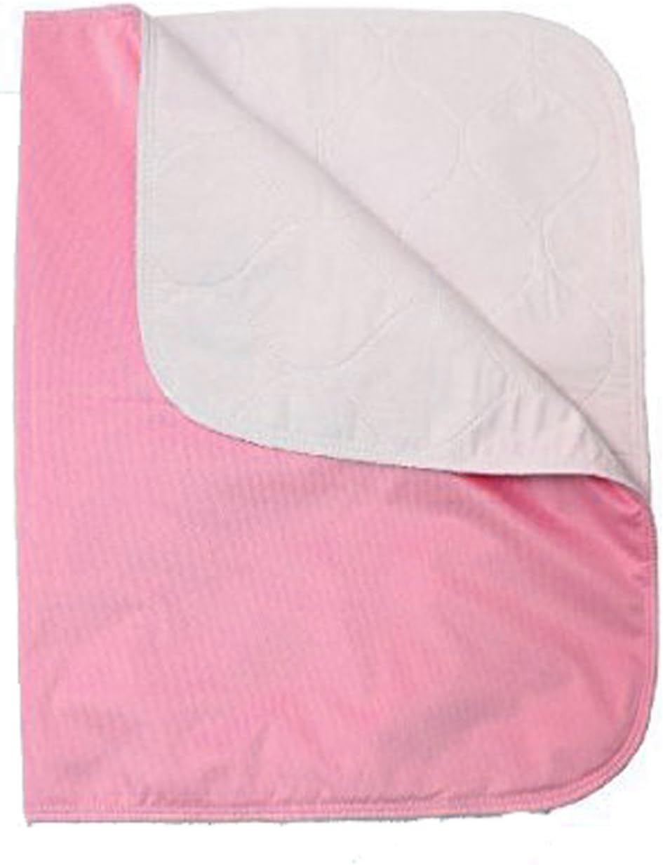 18x24 Waterproof Reusable Incontinence Underpads/Chair Pads Washable Incontinence Bed Pads - Great for Adults, Kids and Pets 4 Pack - 1 Blue 1 Green 1 Pink 1 Tan