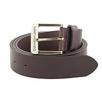 Calvin Klein Uomo Cintura CKJ Belt 4.0 cm Cintura in Pelle, Marrone (Turkish Coffee)