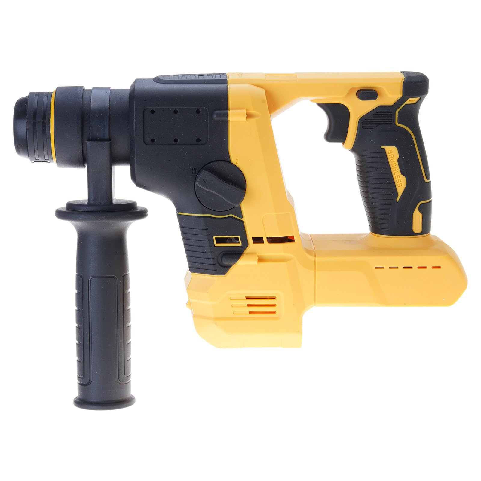Hdoytxxm Rotary Hammer Drill For 20V Battery, Brushless Cordless With Safe Clutches For Concrete 1400Rpm Cordless Rotary Hammer Drill