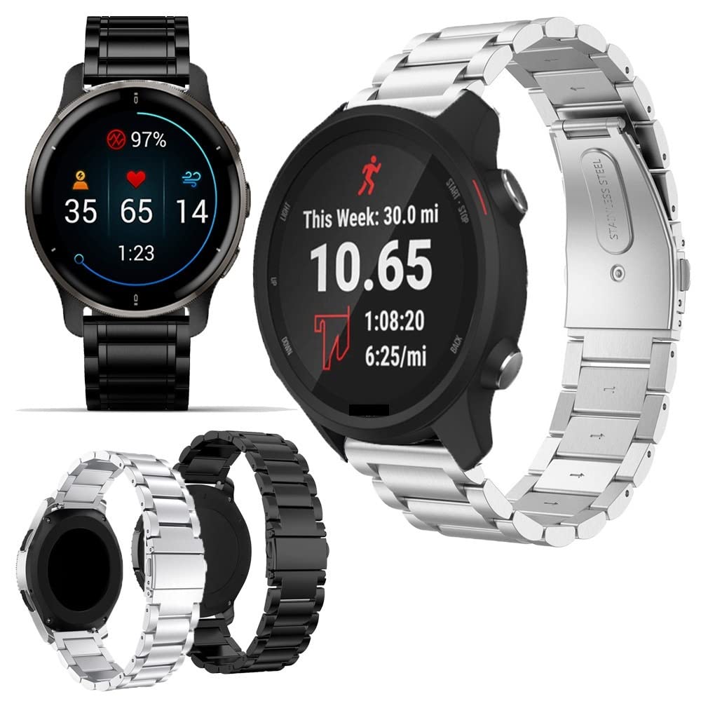 Titanarmband für Garmin Forerunner 745 245 645 158 Venu 2 Plus SQ Smartwatch-Armband Schnellverschluss Sport Correa Zubehör