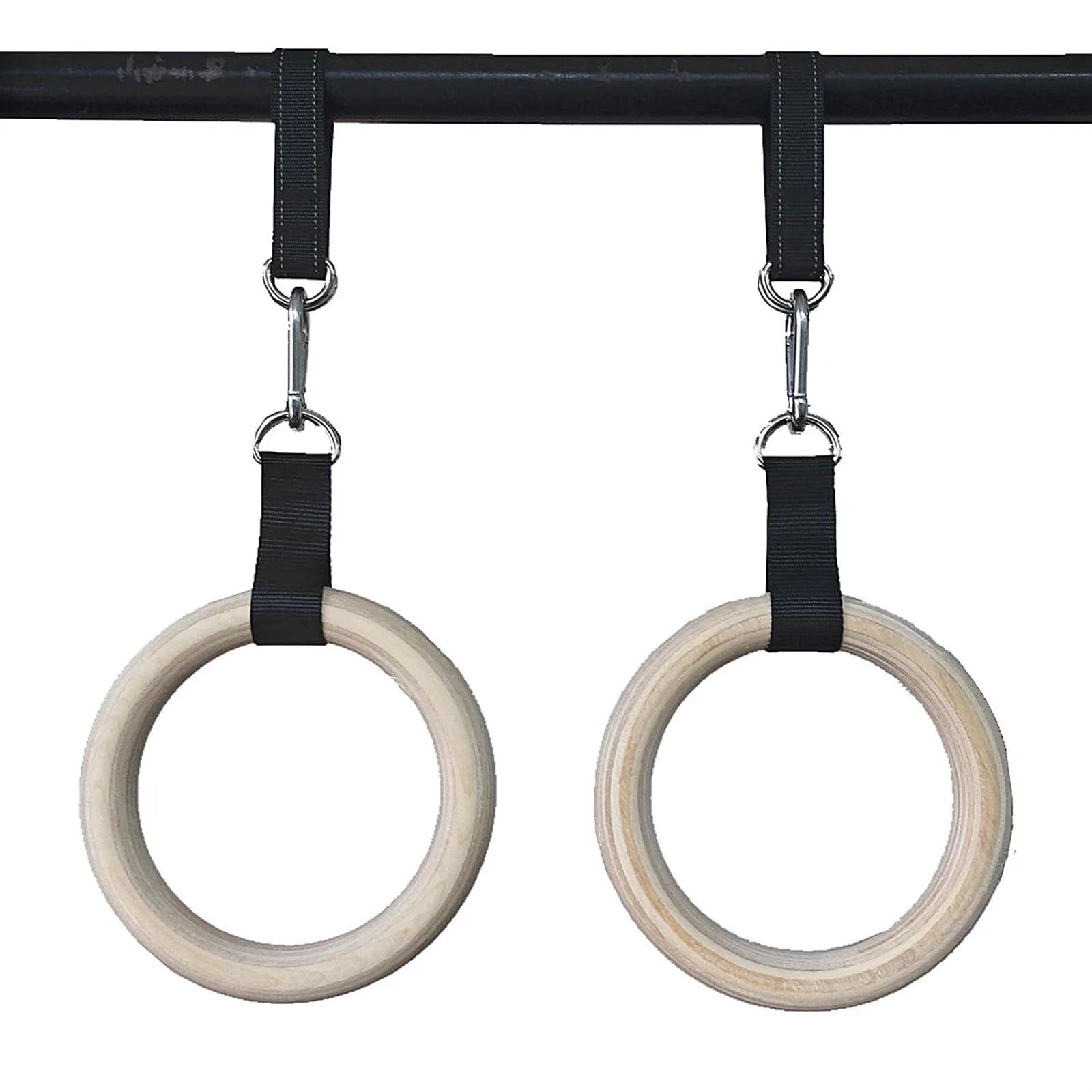 Gymnastikringe for Ringe Hängegriffe Körpertraining mit vollem Paar Workout Karabiner Home Pull Gymnastik Up Straps Kraft Fitnessstudio