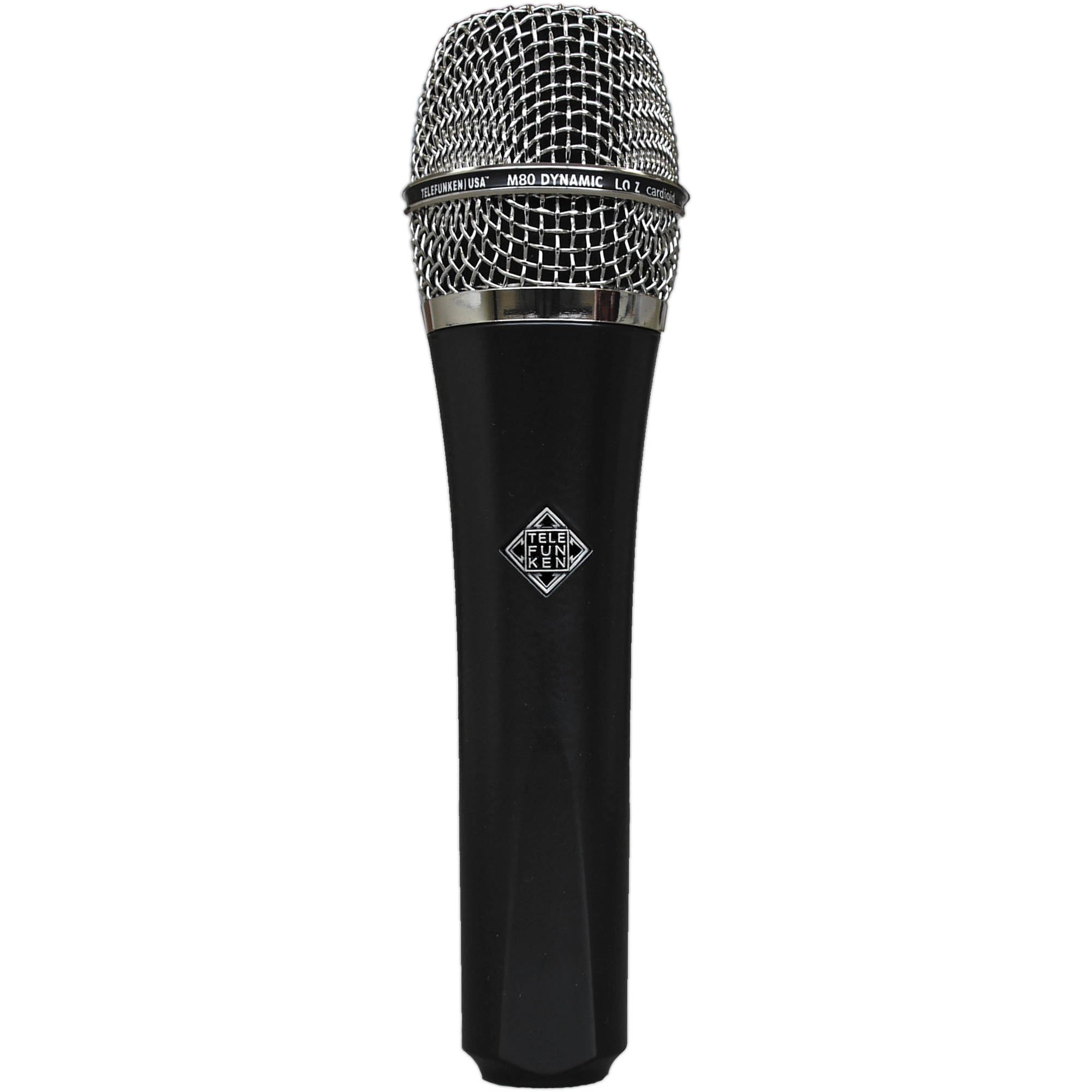 Telefunken M80 Dynamic Handheld Vocal Microphone with On-Stage MS7701B Boom Microphone Stand and Professional Grade XLR Cable