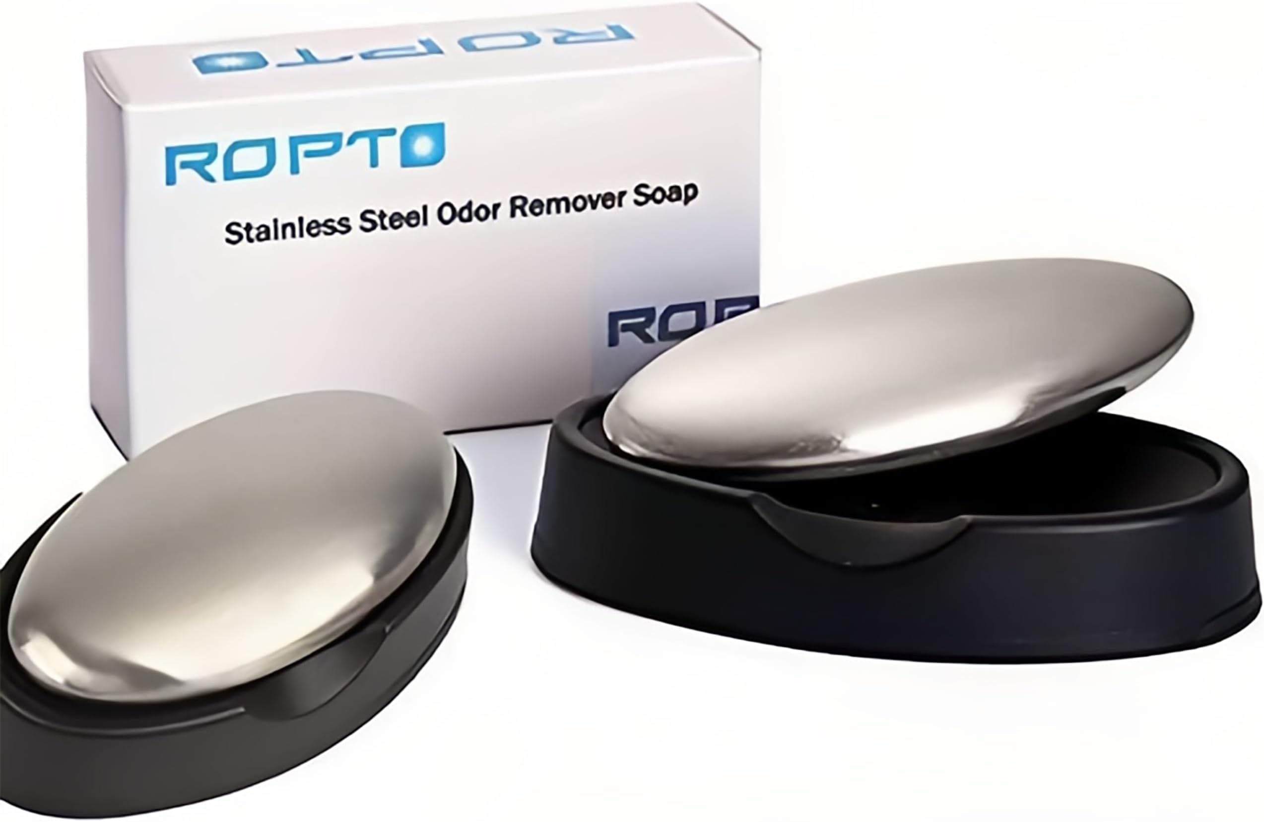 2 Packs Stainless Steel Soap Hand Odor Remover Bar Eliminating Smells Like Onion Garlic Scents from Hands and Skin Kitchen Gadgets