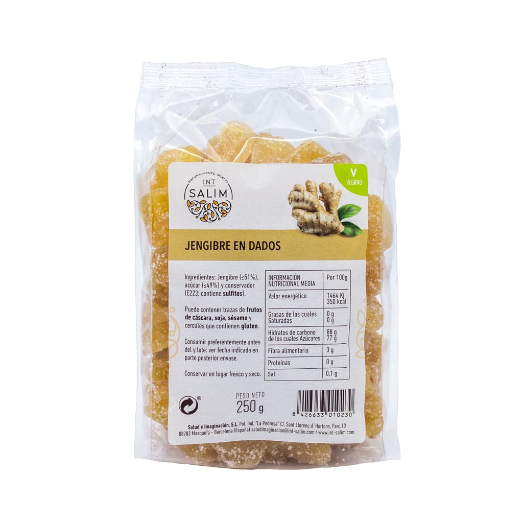 INT SALIM - JENJIBRE EN DADOS PACK 20 UDS.