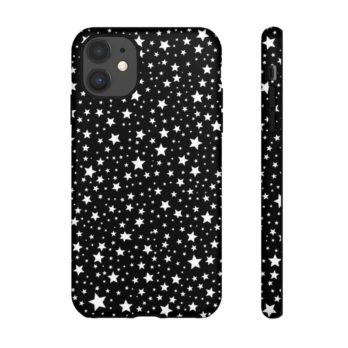 Coque iPhone 11 motif étoiles blanches pour un style urbain chic - 2