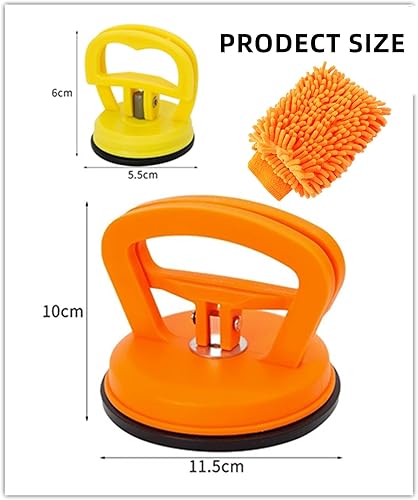 Miniatura 6 de Paquete de 3 extractores de abolladuras de automóvil, potente kit de eliminación de abolladuras para automóviles, kit de extracción de abolladuras