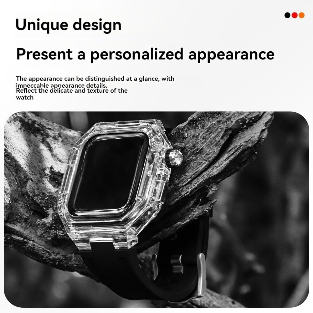 Amazon.com: Clear Case for Apple Watch Series 10 46mm 42mm 49mm 
