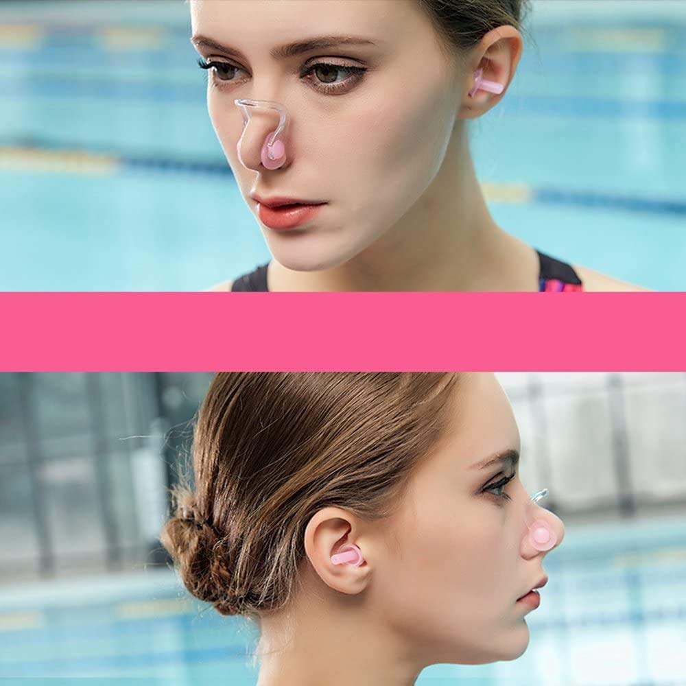 Clip Per Naso Da Nuoto In Silicone - 2 Pezzi, Impermeabile, Riutilizzabile, Per Principianti E Professionisti - Foto 5