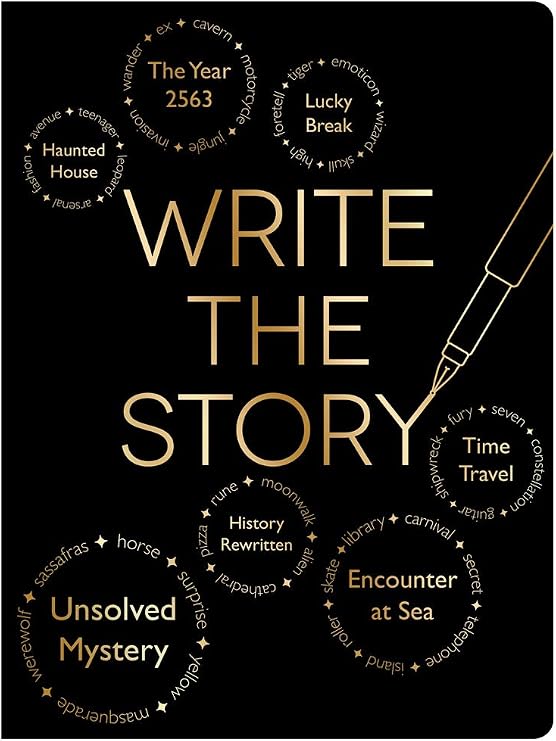 Piccadilly Write the Story | Creative Writing Journal | Guided Storytelling Notebook | Acid-Free Paper | 200 Pages, Model: 9781608637683