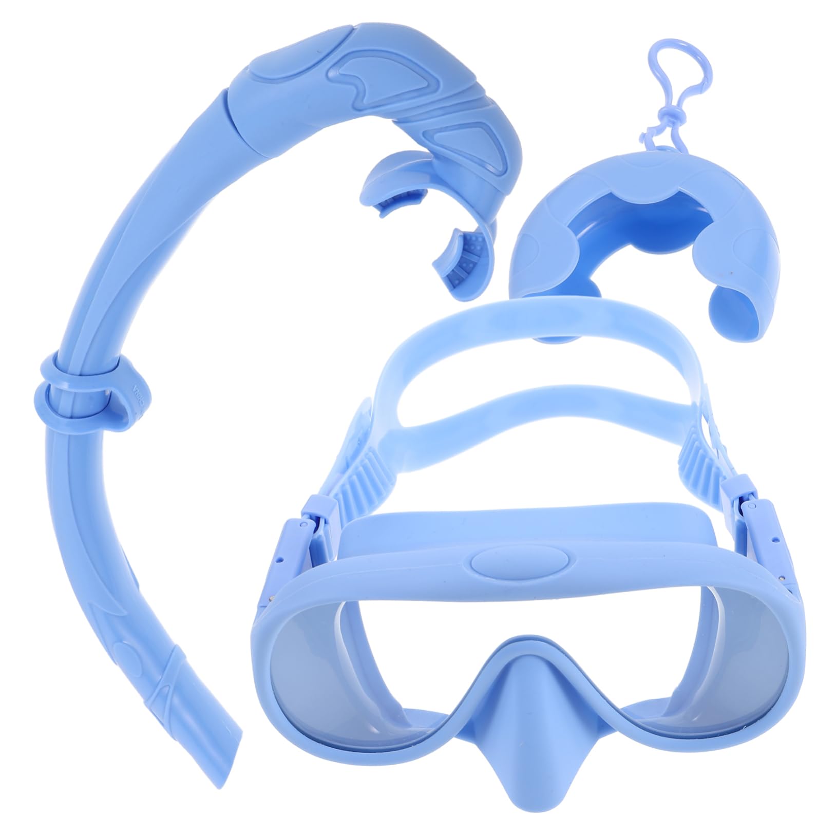 Set Snorkeling Adulto 1 Pezzo in Silicone e Vetro Temperato | Antiappannante Occhialini Nuoto, Maschera da Snorkeling per Adulti, Atmosfera Estiva, con Custodia