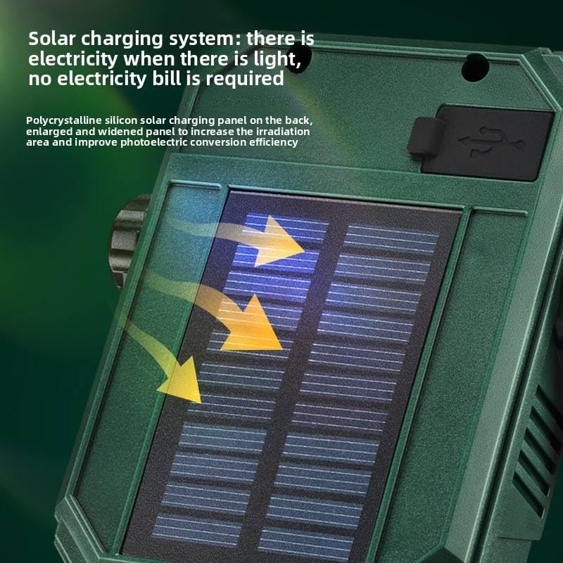 Cross-Border New LED Camping Light Outdoor Portable Solar Charging Long Battery Life Strong Magnetic Light