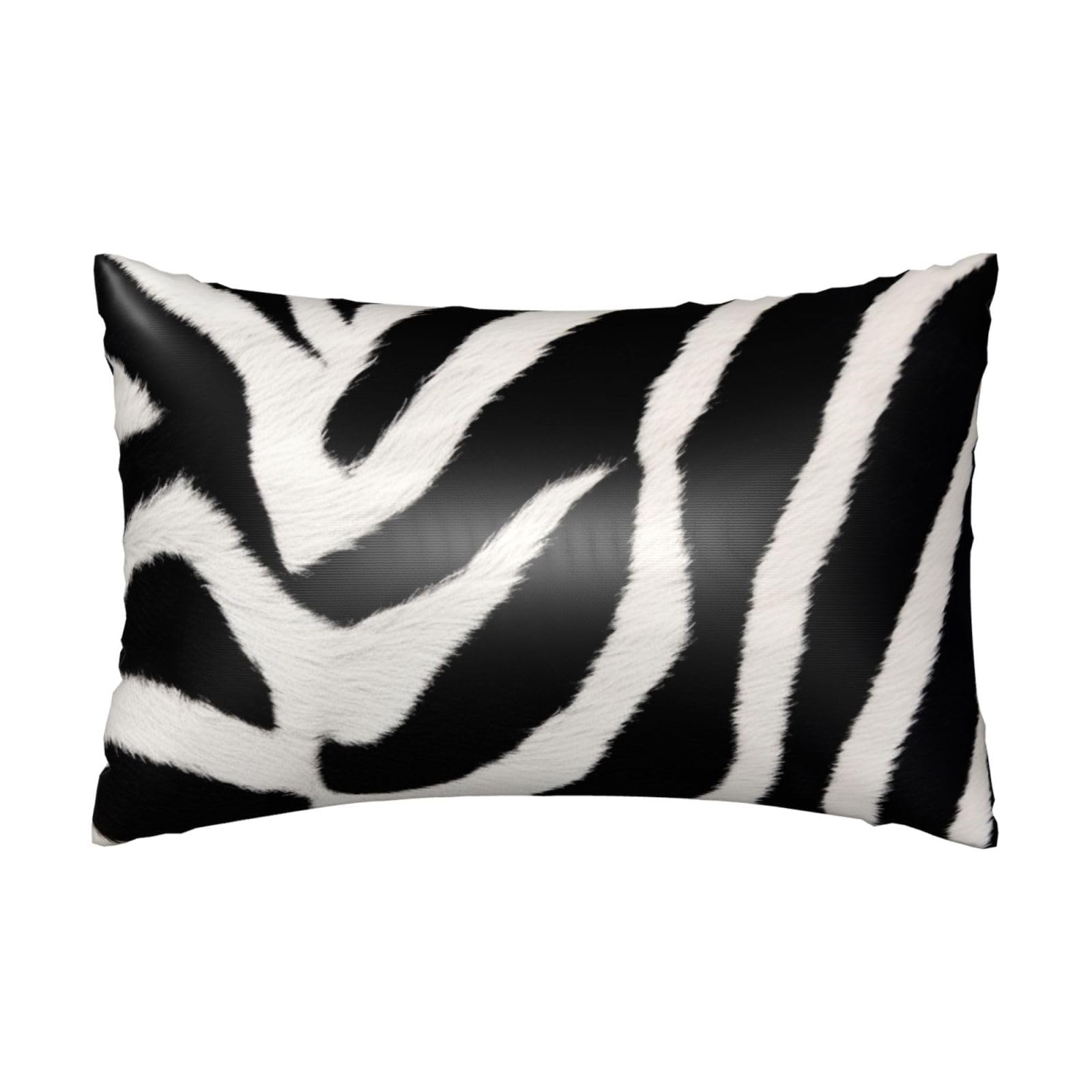 Zebra Animal Satin Pillowcase for Hair and Skin Similar to Silk Pillow Cases Queen Size 20x30 Inch Smooth Cooling Pillow Covers for Sleeping, Best Gift Idea