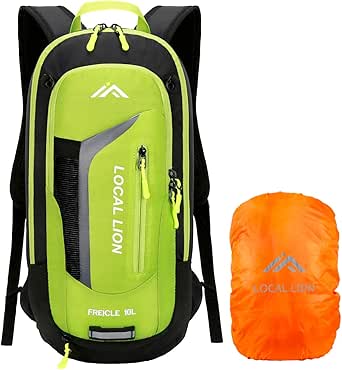 Zaino Da Ciclismo LOCAL LION Impermeabile - 20L Con Sistema Schienale Traspirante E Copertina Antipioggia