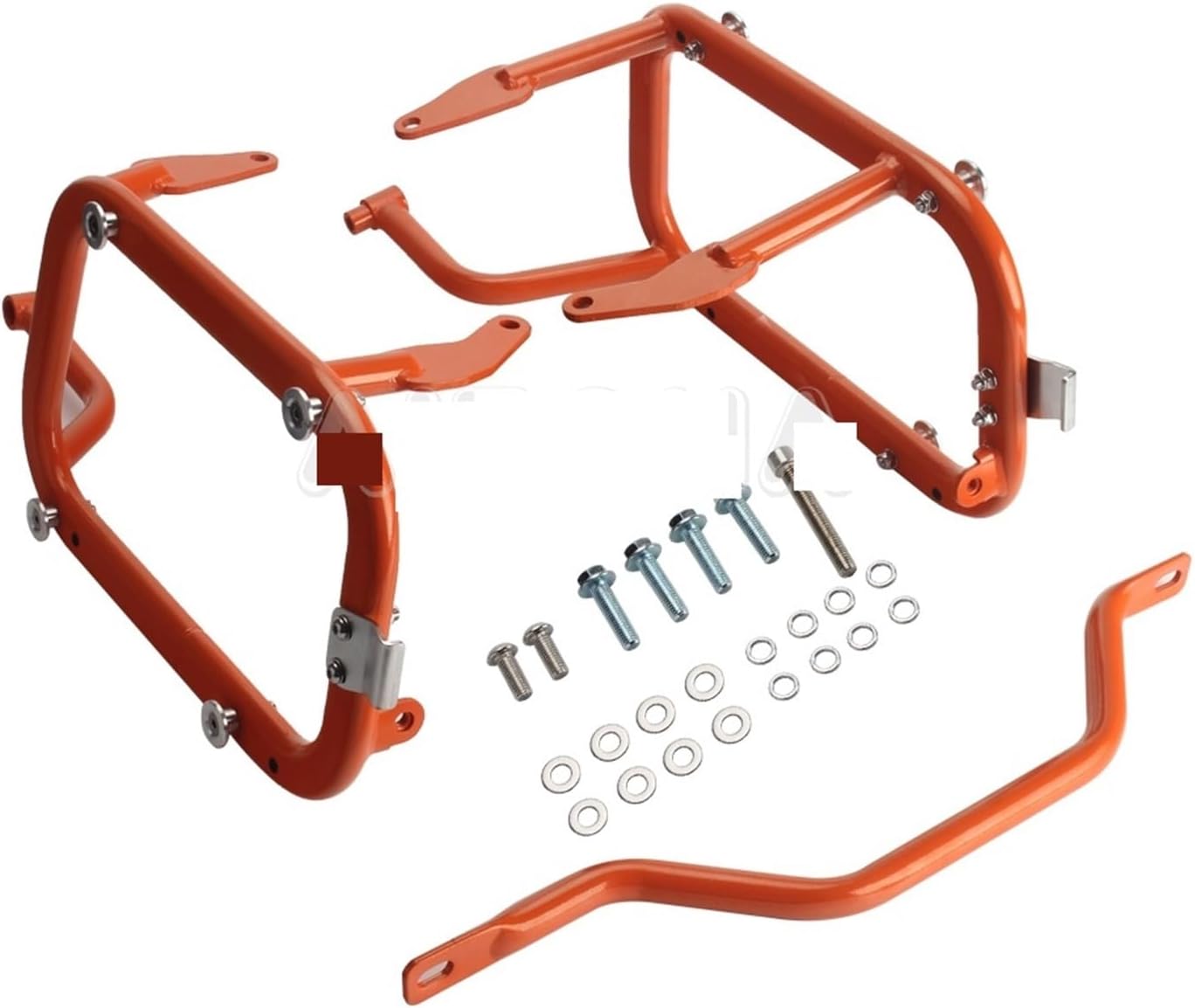 Rear Luggage Side Case Box Mount Rack Fit for Harley Pan America 1250S 2020-2024 Motorcycle Saddlebag Suppport Bracket Motorcycle Rear Luggage(Sliver)