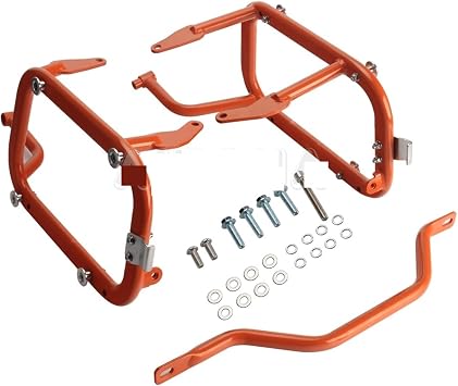 Rear Luggage Side Case Box Mount Rack Fit for Harley Pan America 1250S 2020-2024 Motorcycle Saddlebag Suppport Bracket Motorcycle Rear LuggageSliver