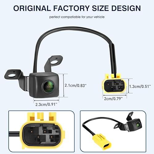 Miniatura 83 de Cámara de respaldo de visión trasera compatible con Ford Escape 2014 2015 2016, cámara de asistencia de respaldo de estacionamiento de seguridad
