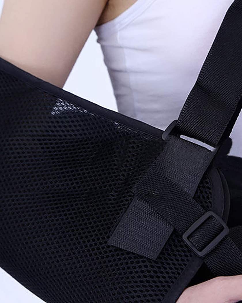 Almohada de abducción de hombro transpirable, soporte fijo para articulación del hombro, fractura de húmero, cabestrillo para brazo, protector de soporte para lesiones en el hombro, izquierd