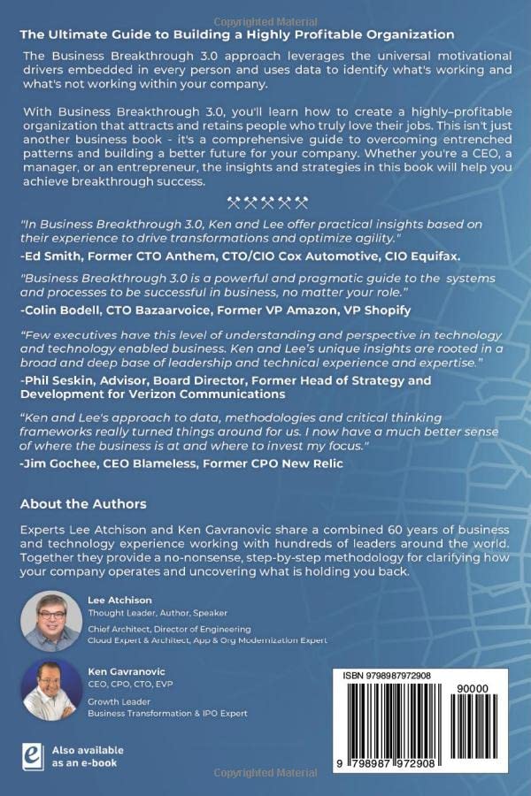 Miniatura 2 de Business Breakthrough 3.0 Building a Truly Dynamic and Resilient Organization that Fuels Engagement, Boosts agility and Drives Lasting Change