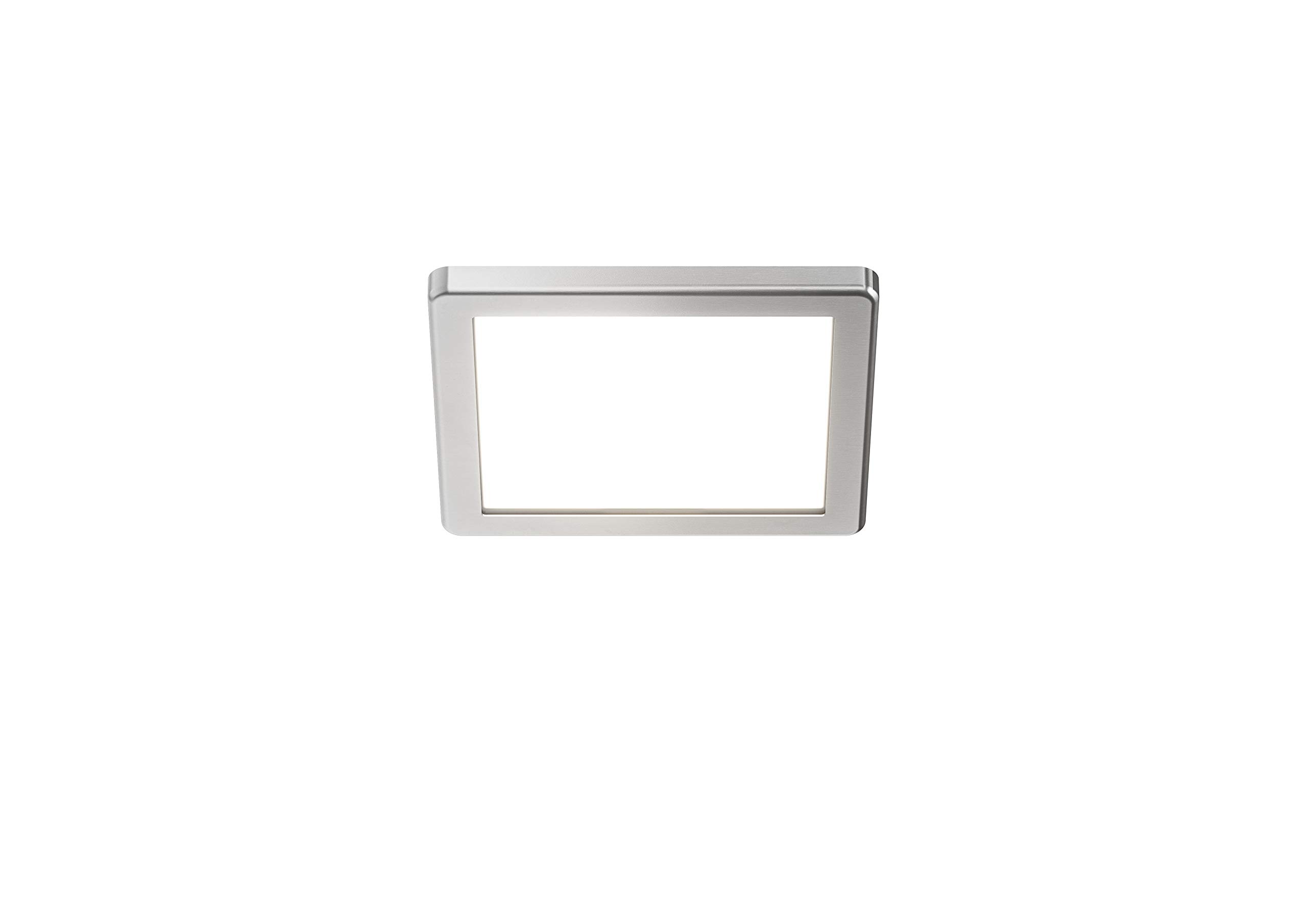 Sensio Silver Plaza - Square Under Cabinet Light Single - Natural White,