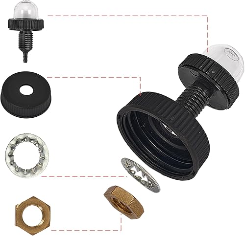 Miniatura 2 de Mikatesi Tapa de gasolina para motosierra con bombilla de cebado para Homelite XL A01372A UP05955