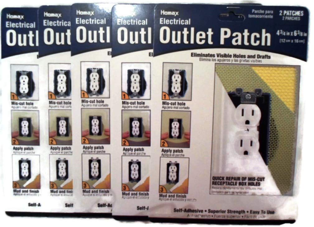 Outlet Patch 5 Pack (2 Patches per Pack = 10 Patches Total)