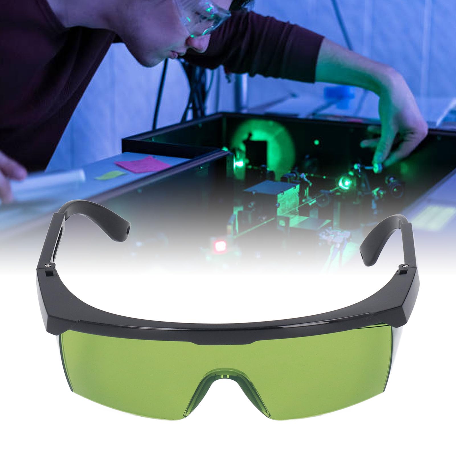 Gafas de Protección Láser 740-1100nm, Seguridad Ocular para 755nm, 808nm, 908nm, 1064nm - Ideales para Manualidades y Trabajos de Precisión, Ligeros y Cómodos