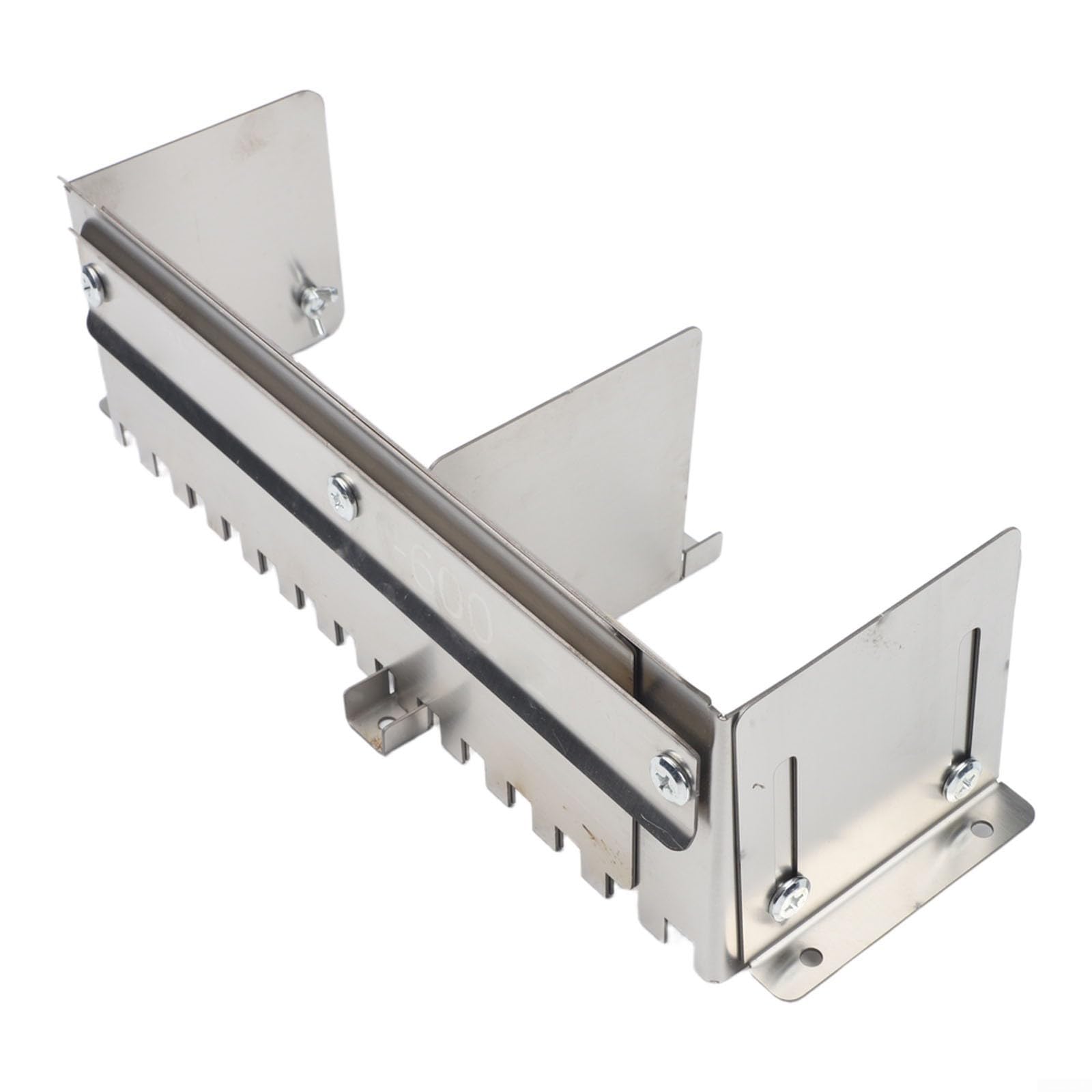 Paleta ajustable con muescas de acero inoxidable para extender mortero, ayuda profesional para azulejos, equipo de construcción robusto, reparaciones perfectas 200 mm (B)