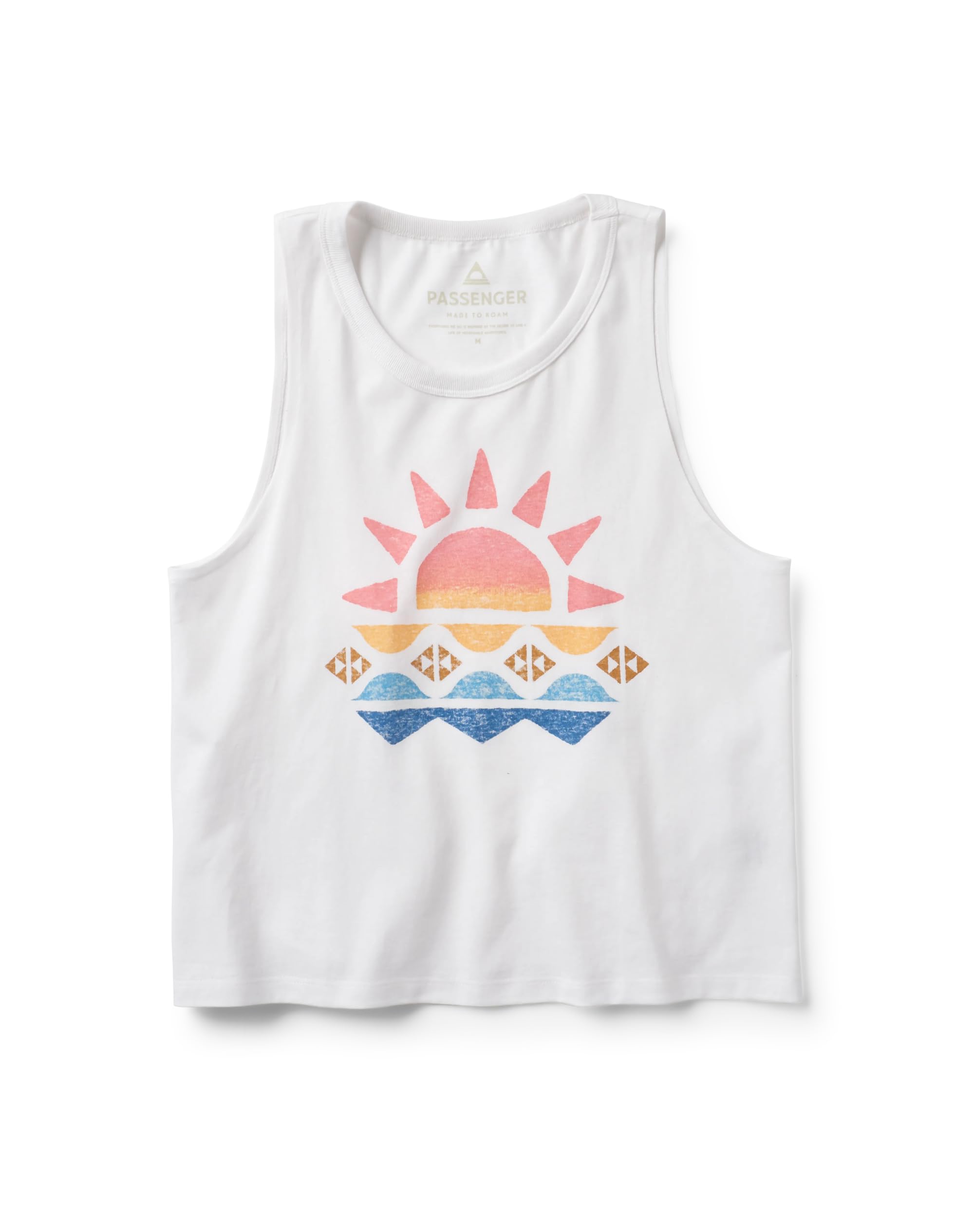 Passenger Women's White Sunray Recycled Cotton Vest (Uk, Alpha, S, Regular, Regular, )