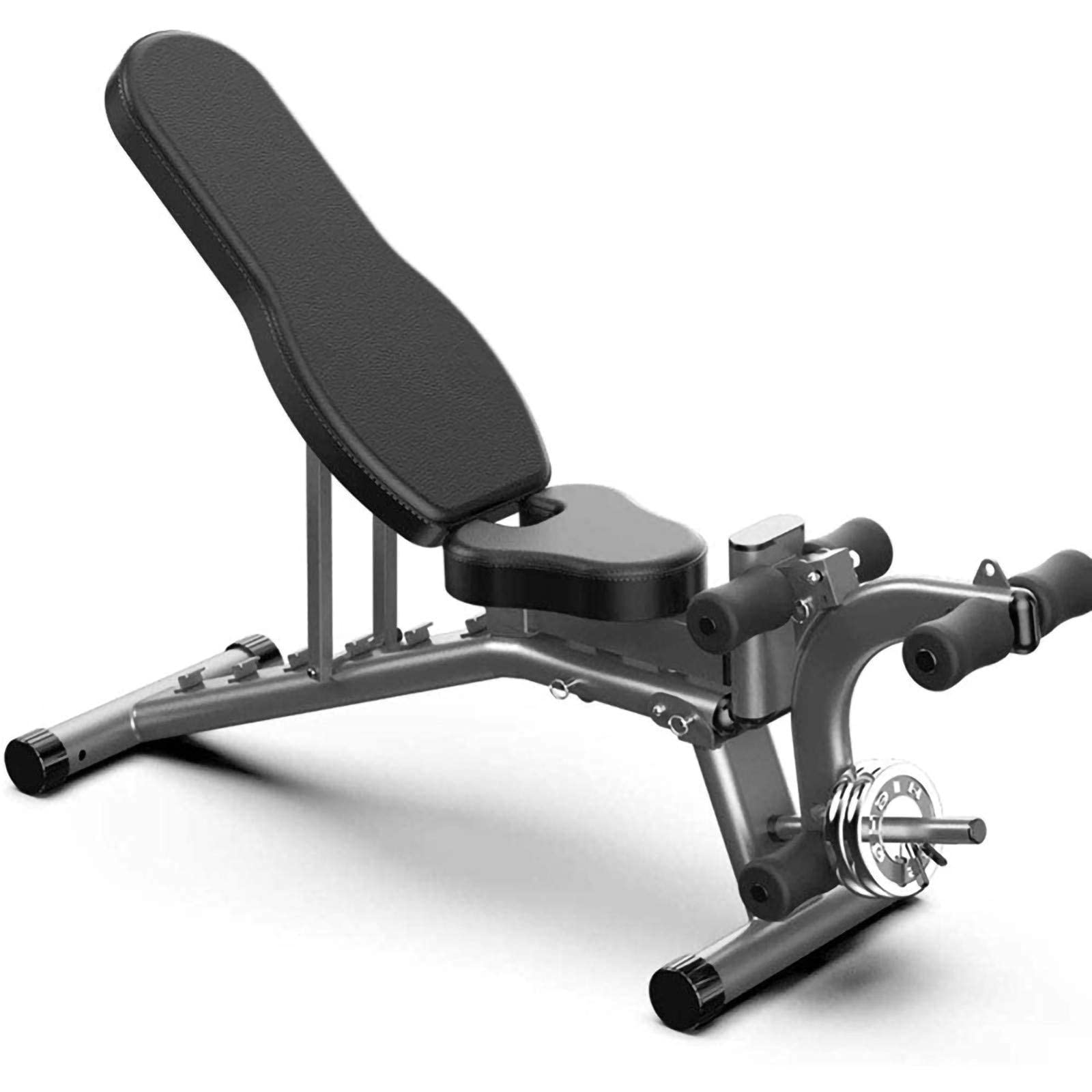 MObyat Panca Pesi Pieghevole,Panca per Sollevamento Pesi, Sgabello con Manubri Regolabile, Panca per Allenamento Pieghevole, per Sollevamento Pesi in Palestra per Allenamento A Casa, Carico Massimo