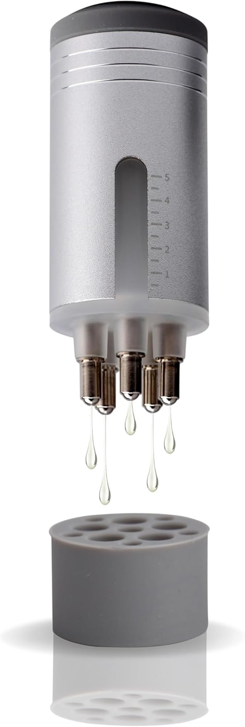 Minoxidil Applicator, Scalp Oil Applicator. Oil Comb. (Silver)