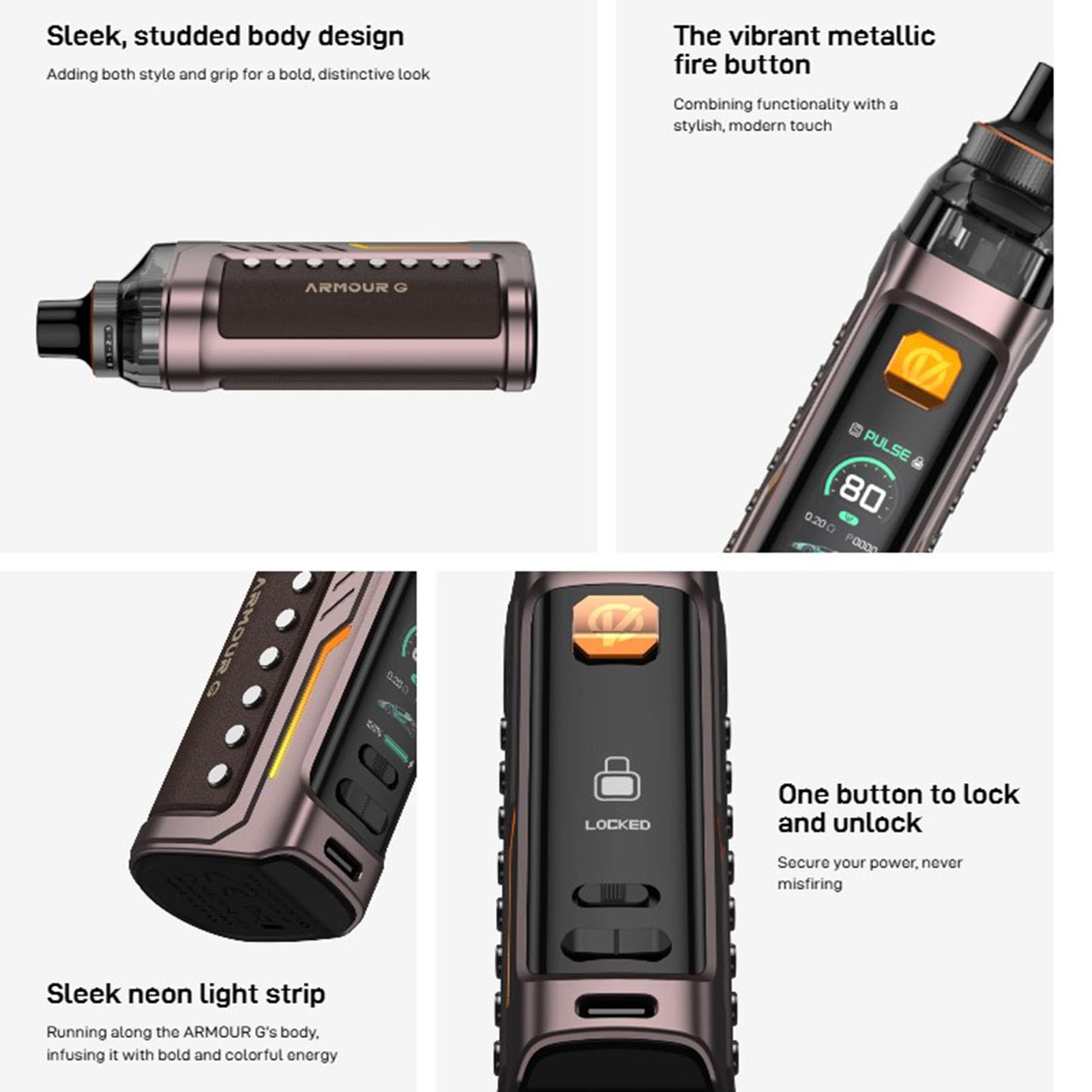 geekvape aegis solo 3 istruzioni Armour GS Vaporesso Pod Mod Kit 80W Acquista Online main image 0