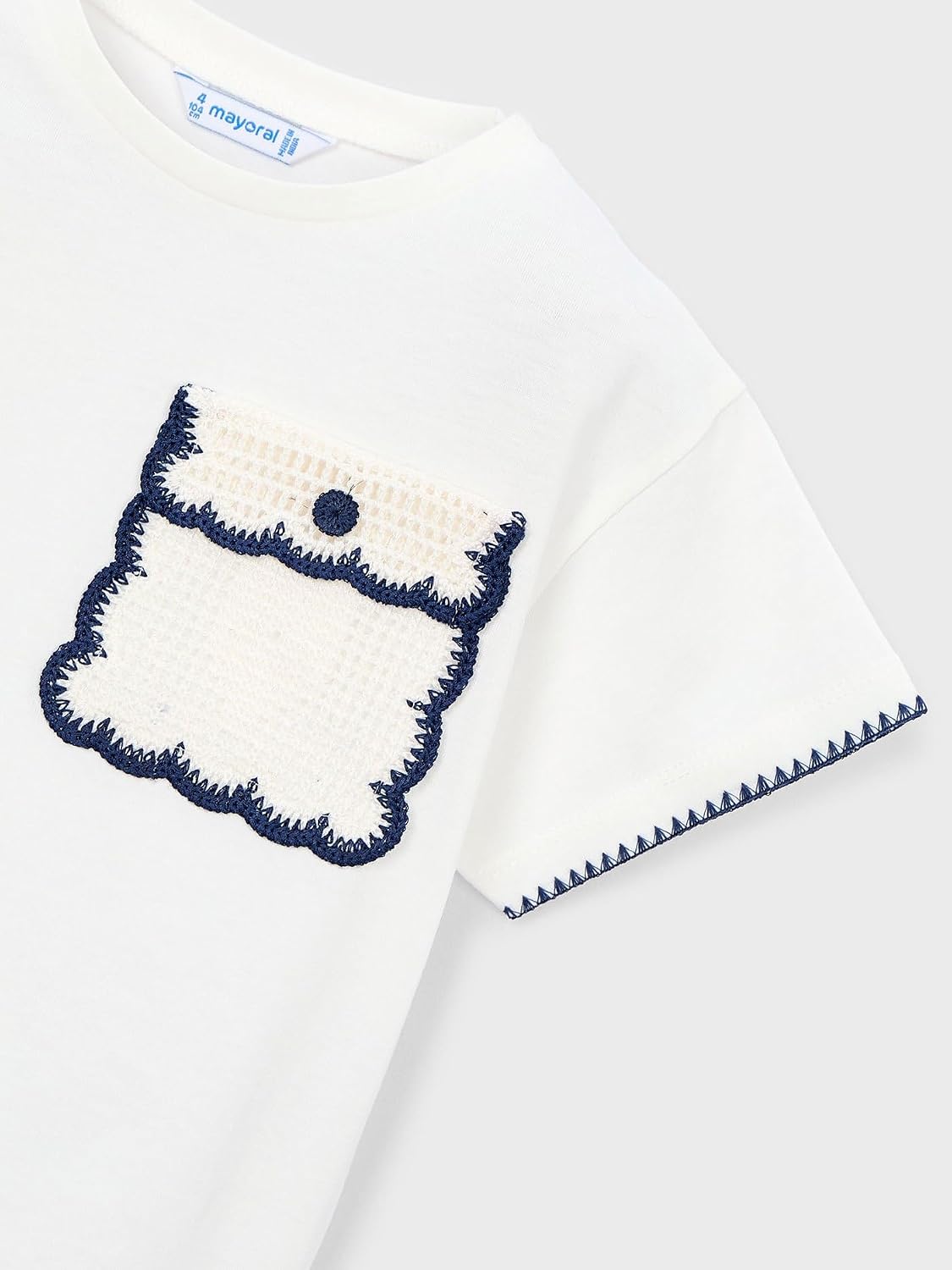 Mayoral S/s t-Shirt for Girls Natural