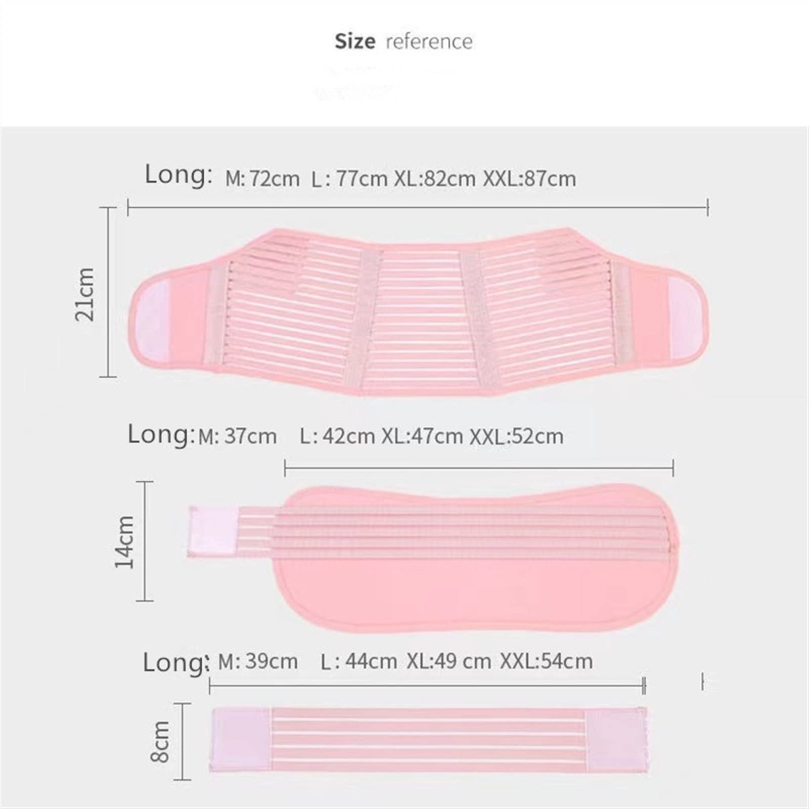 minale Traspirante per Donne Incinte Premium Prima del Parto E Cintura Postpartum Cintura di Sostegno Addominale in Vita Regolabile per Supporto Addominale (Color : Creamy white02, Size : M) (Wei? XX)
