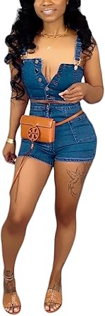 Jean two piece outfit Clearance