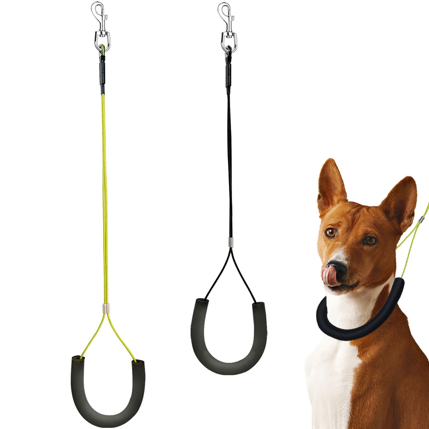 Pet Grooming Loops, Pet Belly Loop Restraint No Sit Haunch Holder for Pet Dog Grooming Arm and Table,Sturdy Noose Loop Dog Supplies for Small Medium
