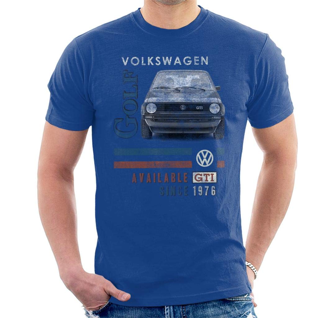 Volkswagen Men's Royal Blue Gti 1976 T-Shirt