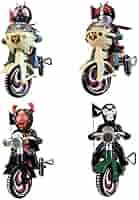 Amazon.co.jp: EX三輪車 旧1号 旧2号 蜘蛛男 ショッカー戦闘員 A
