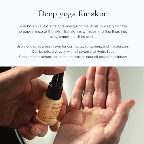 Miniatura 4 de Evanhealy Sea Algae Anti Arrugas Serum para Piel Sensible Suero Facial Reafirmante Ligero Anti Envejecimiento  Suero Facial con Ácido Hialurónico y