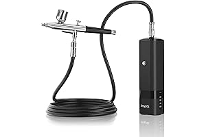 iMyyds Airbrush Kit with Compressor: Professional Cordless Sprayer for Artists