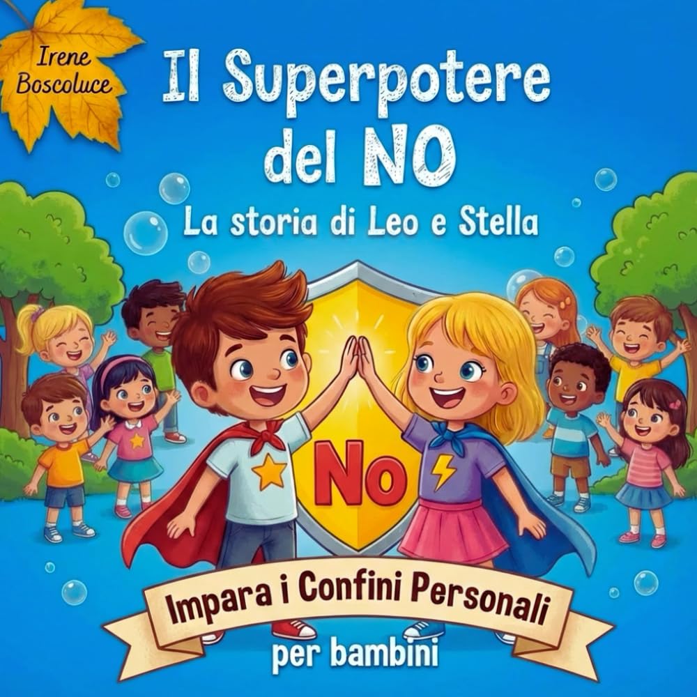 Il Superpotere del NO – La storia di Leo e Stella. Impara i confini personali, per bambini Libro illustrato sulla sicurezza personale, il consenso, le ... Impara i Confini Personali - per bambini