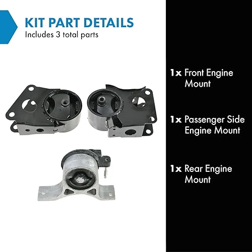 Vista 259 de TRQ Juego de montaje de motor compatible con Ford Bronco 1989-1992 F-150 F-250 F-350 1985-1997 Ranger 1994-1997 Mazda B2300