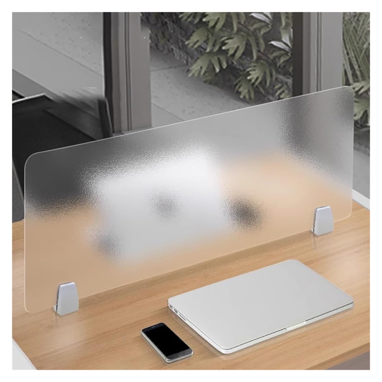Cloison de séparation de bureau acrylique givré écran de table